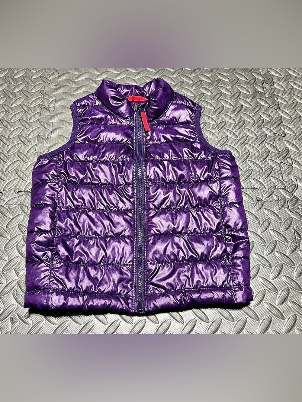 Primary Girls Purple Puffer Vest